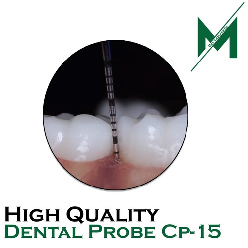 Dental CP-15 Sonde Tiefe farbbeschichtet Parodontal Untersuchungsinstrumente X14 - Bild 5 von 11