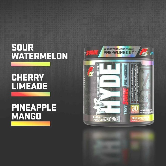 Pro Supps Mr Hyde TEST SURGE Pre Workout Testosterone Boost 30 Serves