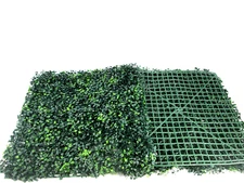 Lot of 15- Vevor- Artificial Boxwood Hedge Wall Panels- 20" x 20"