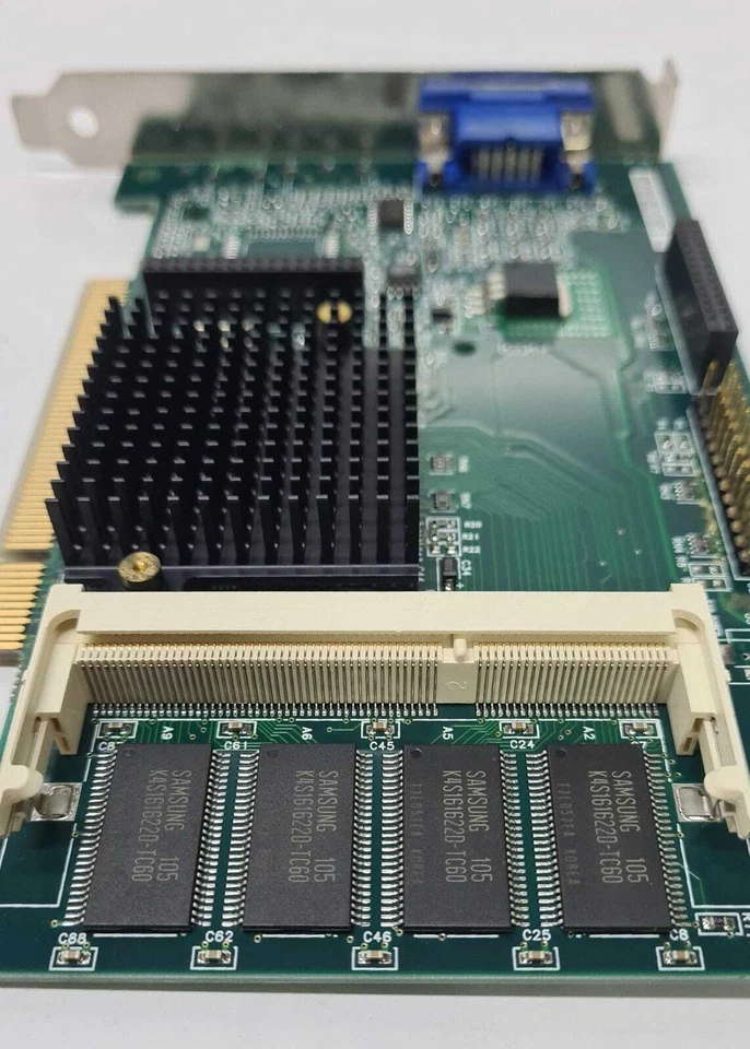 Creo MATROX 844-00 Rev. A MGI G2+/MILP/8D/IBM PCI Video Graphic Card - Image 3 of 4