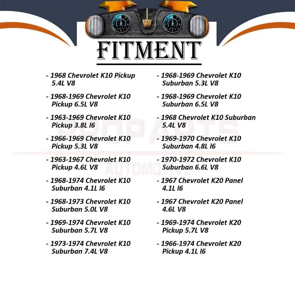 Bomba de dirección asistida 1x para camioneta Chevrolet K20 1973 1974 7,4 L Foto 3 de 4