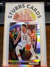 2020-21 Panini Prizm Draft Picks SILVER #72 DEVON DOTSON Kansas Jayhawks