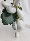 Chinese Jade / Stone Grape Cluster, Vintage, white 9"  — photo 8