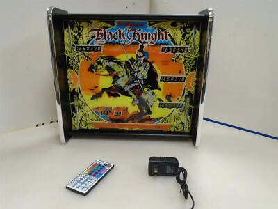 #ad Williams Black Knight Pinball Head LED Display light box $149.95