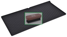 Z551507 Gummi-Kofferraumwanne + Bürste passend für Fiat 500e Abarth Elektro Schr