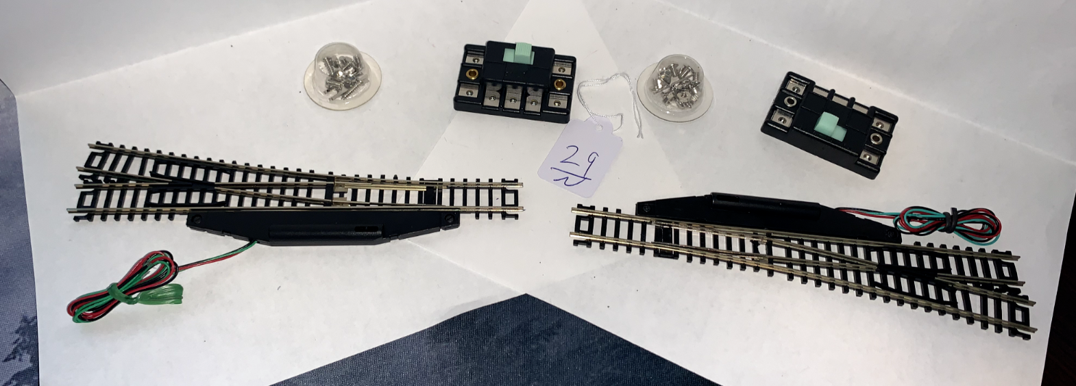 N Scale LOT 29 N Atlas Remote Switch 2 total NEW no box ASIS