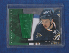 2014-15 Upper Deck SPx Hockey Finite Rookies Green /299 # 15 Ty Rattie