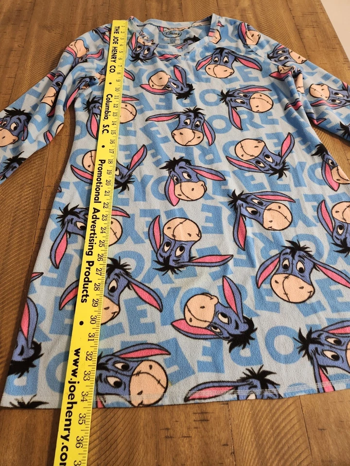 Disney Eeyore Camisa de Noche para Dormir Camisón Polar Niñas Talla XL 14/16 Foto 4 de 4