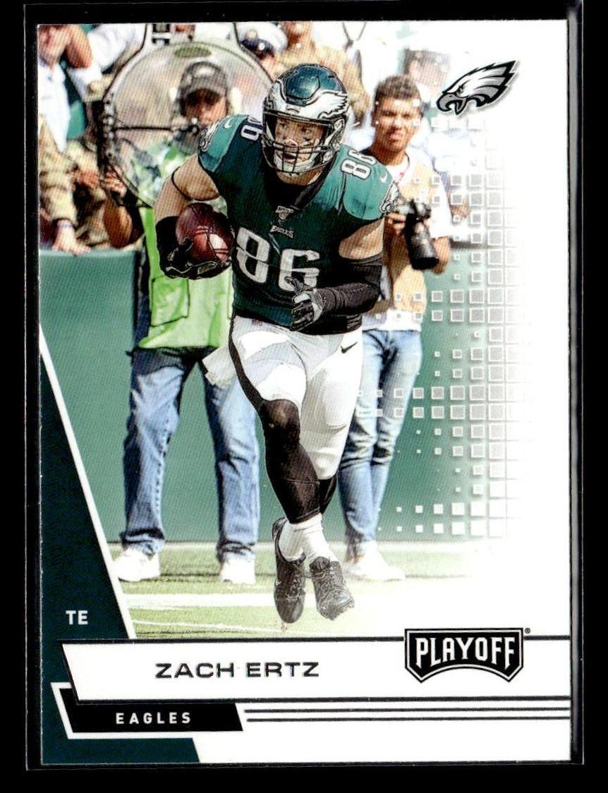 2020 Panini Playoff #183 Zach Ertz Card Philadelphia Eagles