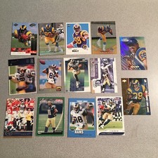 14 card lot TORRY HOLT (NFL pro bowl, base, insert, Rookie,RC, Rams) NC state