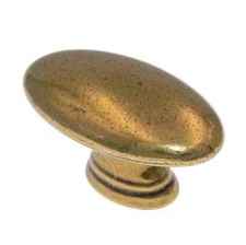 Amerock BP76270-R1 Regency Brass 1 1/2" Oval Cabinet Knob Pulls Allison. Qty 3