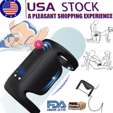 Men Penis Cock Ring Vibrator G-spot Dildo Massager Sex Toys For Women Couples