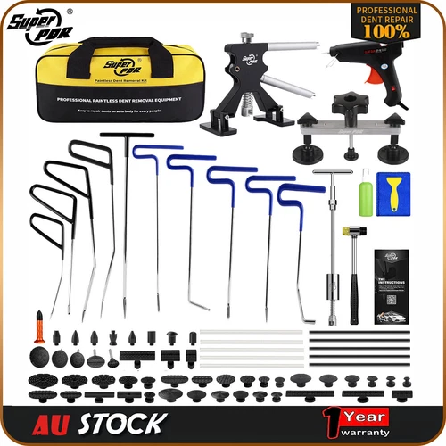 PDR Car Body Paintless Dent Puller Lifter Hail Removal Slide Hammer Repair Kit