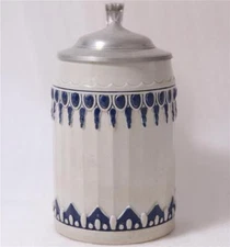 Antique Jugendstil Art Nouveau Beer Stein Marzi&Remy by G.Partz #2312c.1910s