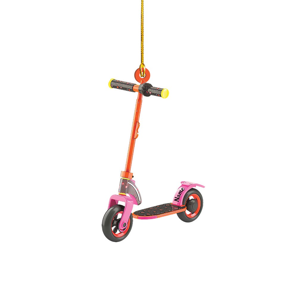 Scooter Christmas Light Ornament, Christmas Tree Decor, Loved Scooter