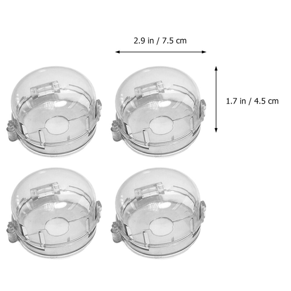 4 Pcs Gas Range Protectors Covers Switch Stove Child Safety Guard Knob