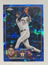 2023 Topps Chrome Sapphire David Hensley Rookie Card #649 RC