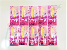 20 KAI Women's Disposable Safety Face and Eyebrow Razors Pink and Yellow