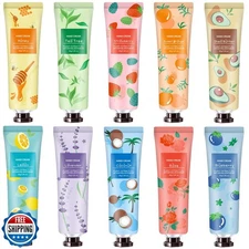 10 Pack Hand Cream for Dry Cracked Hands, Stocking Stuffers for Teen Girls,Ch