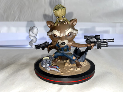 Rocket Racoon and Groot Loot Crate Figur, Guardians 2, (Q-Fig)