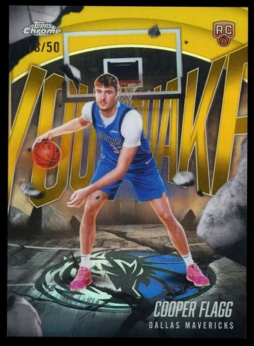 2025 Topps Chrome Cooper Flagg Refractors Gold (RAW)