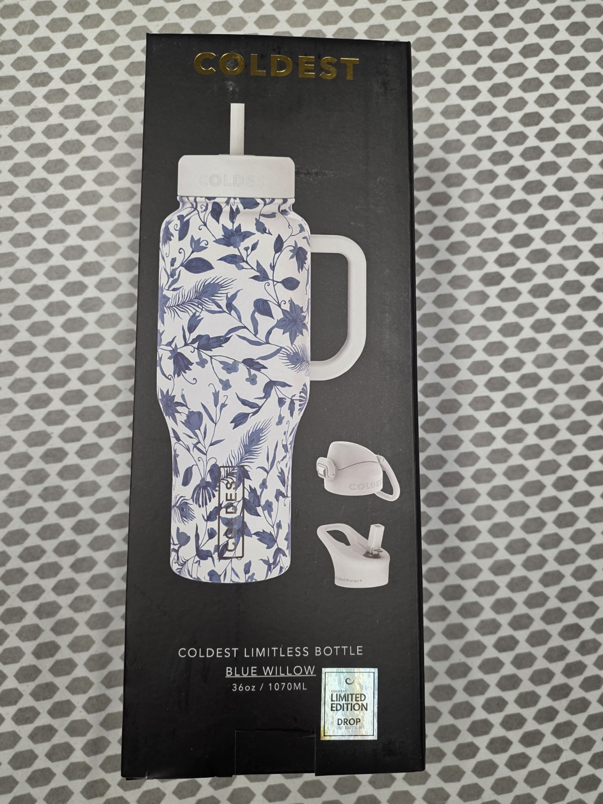 COLDEST Limitless Blue Willow 36oz Limited 1st Drop Edition 