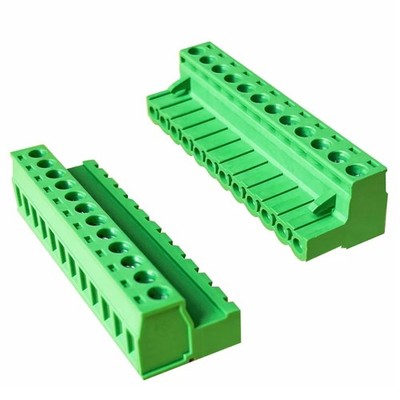 5 Set 12 Pin 5.08mm Pitch PCB Mount Screw Terminal Block Connector 300V Kit