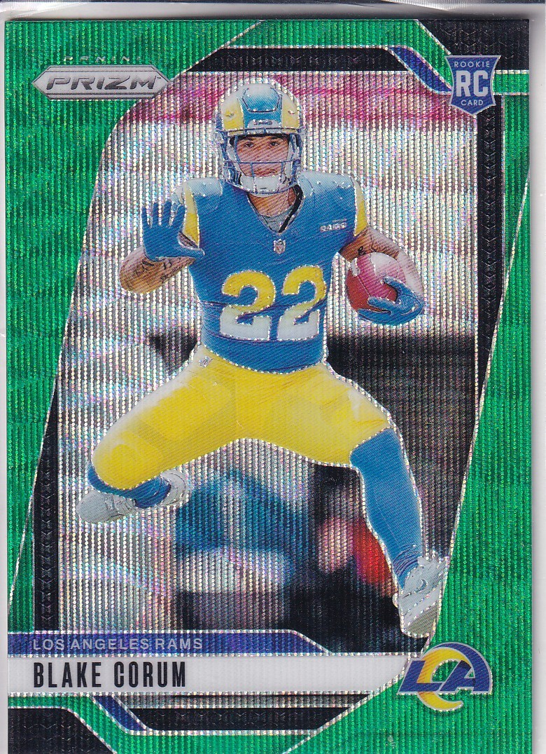 Blake Corum Panini Prizm #308 Green Wave