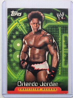 Orlando Jordan 2006 Topps WWE Restricted Access #54 Trading Card