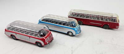 Wiking beautiful bundle of model cars Büssing Trambus & 2 x Setra Bus