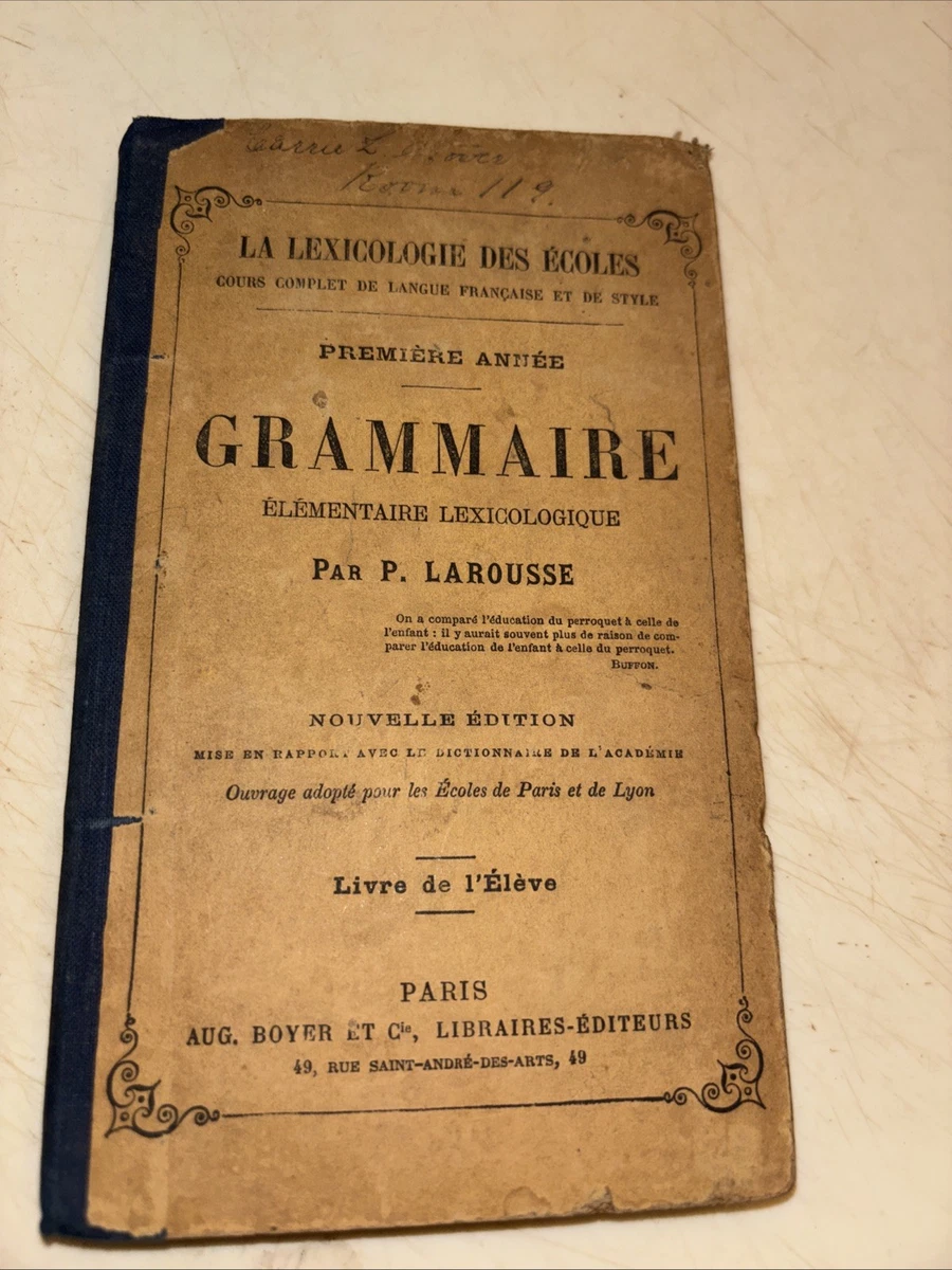 Larousse In Antiquarian & Collectible Books for sale - eBay