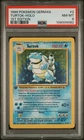 PSA 8 Turtok German Blastoise 1st Edition Base Set Holo Pokemon Card #2