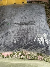 NEW Next Cushion 59x59cm Large Navy Cushion Brand New Chenille Cushion Navy