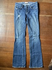 Paige Premium Womens Size 27 Denim Hollywood Hills Classic Rise Bootcut Jeans