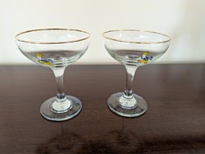 Vintage 2 x  Babycham Glasses Excellent condition - unused