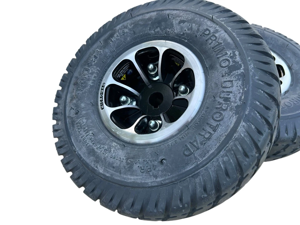 Pride Jazzy 610, 1103, 1107, 1113, 1113 ATS Jazzy J6 TIRES Wheels VERY GOOD LOOK - Image 2 of 4