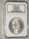1885-O Morgan Silver Dollar $1 90% Silver NGC MS63 BU/UNC Bright White Nice Coin
