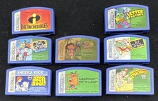 Lot Of 8 LeapFrog Leapster Explorer Learning Games See pictures 