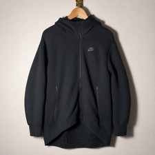 Nike Tech Fleece Oversized Cape Full Zip Hoodie Women s M Black FB8243-010
