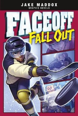 Jake Maddox Faceoff Fall Out (Gebundene Ausgabe) Jake Maddox Graphic Novels