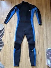 NWT BILLABONG FULLSUIT WETSUIT Men s XL 403 Foil BZ GBS Black Blue 4/3mm
