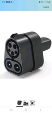 2-in-1 CCS1 & J1772 to Tesla Adapter for DC/AC Charging Model 3/Y/S/X