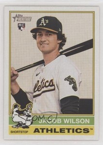 2025 Topps Heritage Jacob Wilson #15 Rookie RC