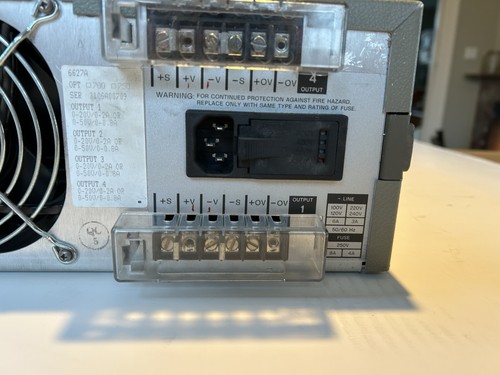 HP Agilent 6627A DC POWER SUPPLY W/ OPT 700 750 - Afbeelding 6 van 11