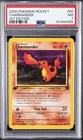 2000 POKEMON ROCKET 1ST EDITION #50 CHARMANDER PSA 7