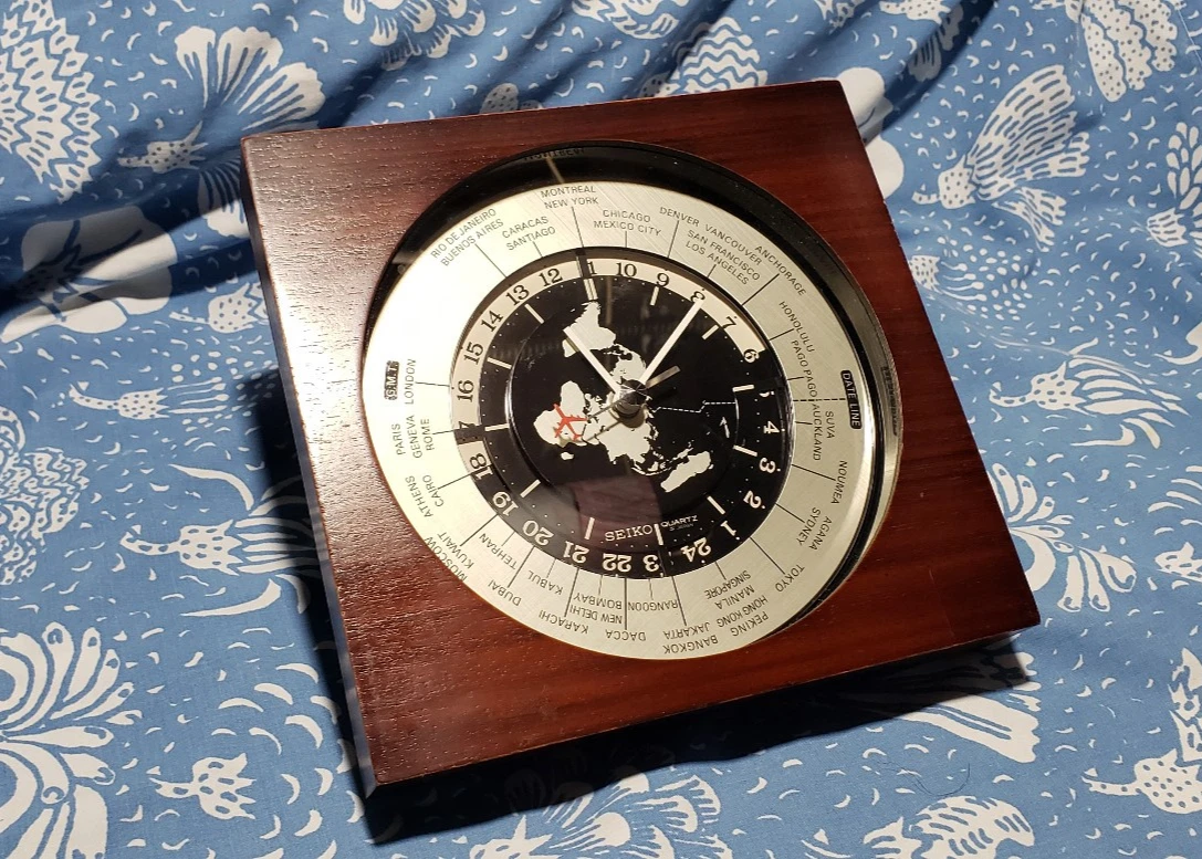 Seiko Collectible Desk, Mantel & Shelf Clocks 1970-1979 Time
