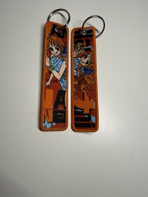 One Piece Anime Jet Tag Keychain - Nami - US Seller