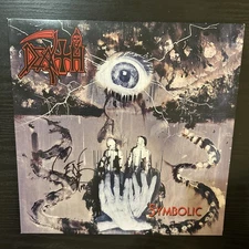 Death Symbolic Vinyl LP White Edition Metal Blade RARE Signed Gene Hoglan