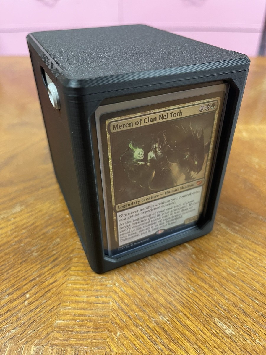 mtg commander deck storage Locking Box for Magic The Gathering Case 24 Dividers fits Magic TCG PTCG Sports Cards Are you a keen card collector or do you know a friend Magic the Gathering Commander Deck