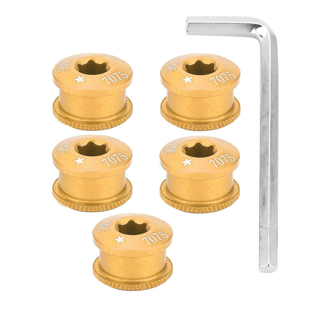 5Pcs Bicycle Chainwheel Screws Durable Anti-Rust For Single Speed